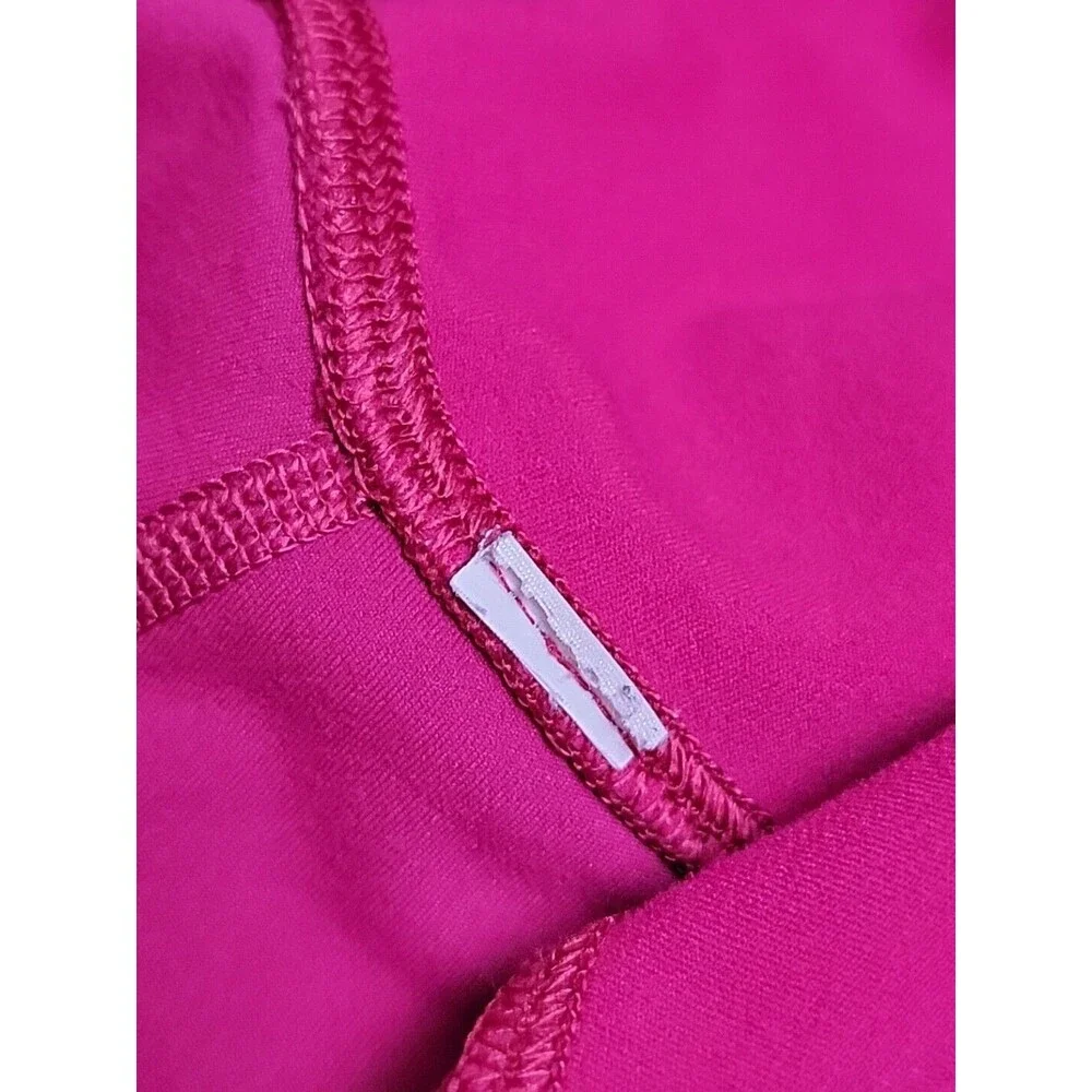 Lululemon Leggings Womens 4 30x21 Cropped‎ Hot Pink Athletic Running Stretch - Picture 3 of 10